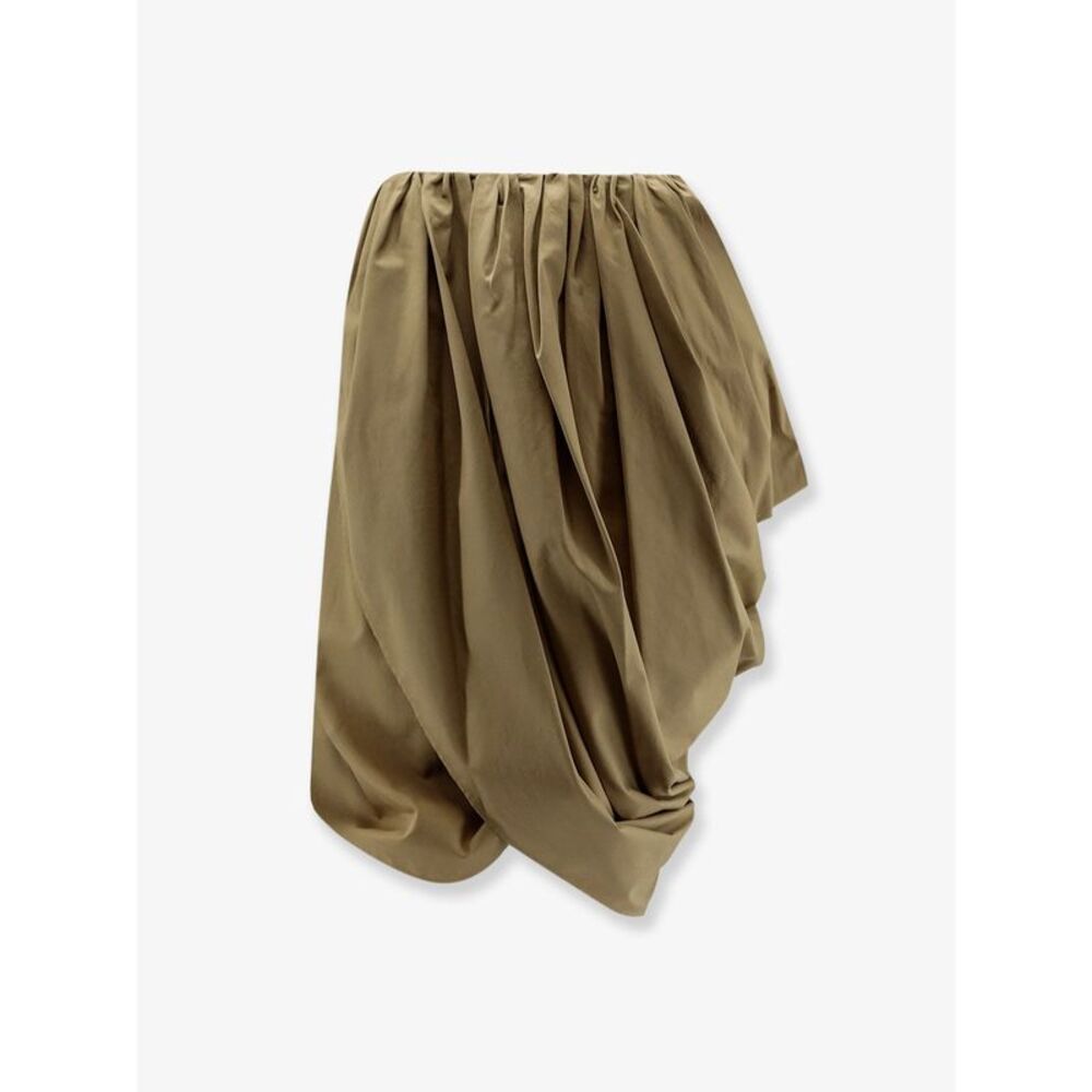 Chloe' Women Draped Cotton Skirt